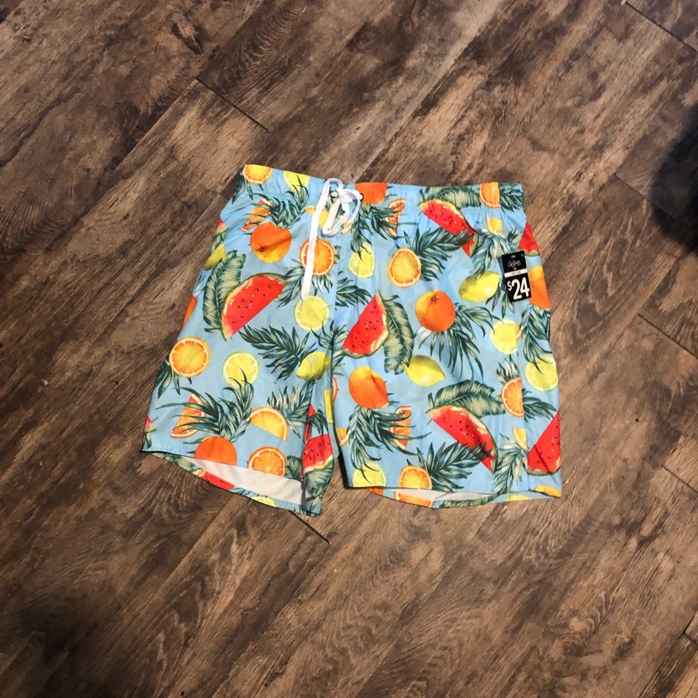 Fruit swim trunks